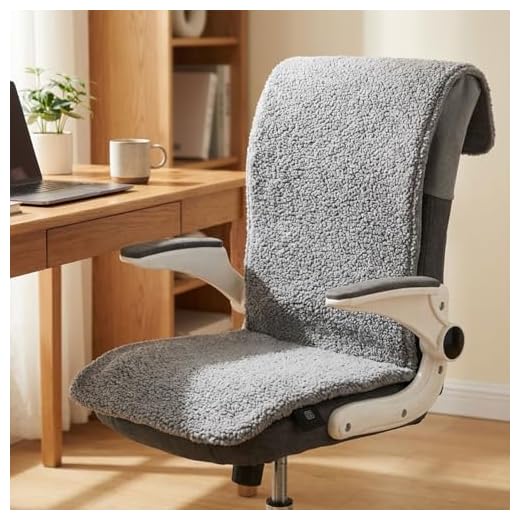 ideoon Beheizbares Sitzkissen mit Rückenteil, Akku: Mobile Sitzkissen für Zuhause, Auto & Büro, 3 Stufen Wärme, ergonomische Sitzauflage, 45 x 135 cm
