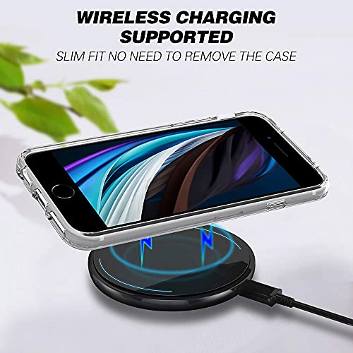 Image of for iPhone SE 3rd & 2nd Gen & 8 /7 Case [Compatible with Magsafe] Translucent Matte Phone Cover, [10 FT Military Grade Drop Protection] Slim Durable (Transparent Magnetic, iPhone SE2 /SE3 /8 /7)
