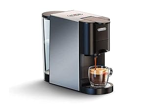 HiBREW Cafetera de cápsulas 4 en 1, 1450 W, H3A
