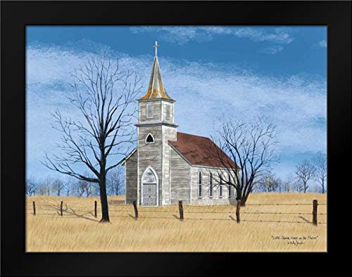 Little Church on the Prairie Framed Art Print by Jacobs, Billy