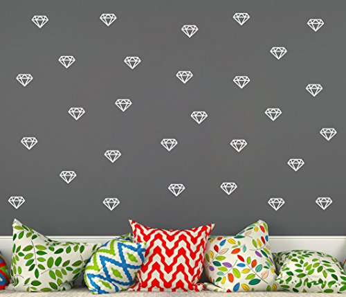 Vinilos decorativos geométricos blancos para pared miniatura 3