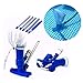 Produktbild Enjoyyouselves Pool Reinigungsset Bodensauger, poolsauger bodensauger Set poolreiniger poolreinigungsset poolkescher mit Pinsel Verlängerbare 48" Pole Stange für Pool Spa Brunnen Oberirdische