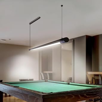 Professional LED Billiard & Pool Table Light, Non-Flickering & Evenly Distributed Light Source & Adjustable Height - Rotaflex, Bright White 5000K 52 inch
