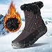 gracosy Botas Nieve Mujer Piel Forrado Tela Sintética Invierno Cálidas Botas Antideslizante...