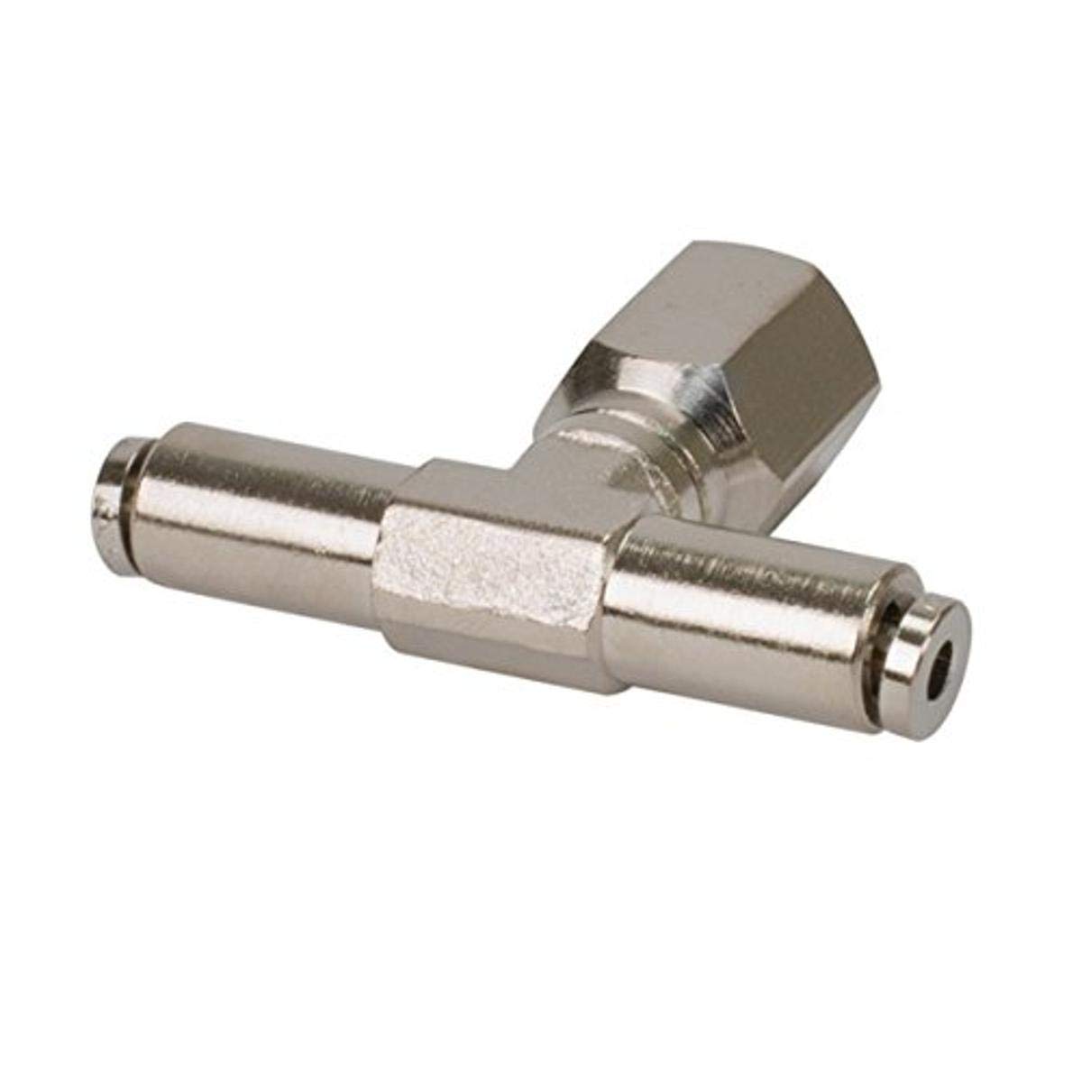 Raccord en T pivotant VIAIR pour réparer une fuite de suspension pneumatique 6.35 mm