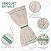 Commercial Heavy Duty Mop Heads Replacement: 6 Packs 20oz Industrial Wet Mop Head for Floor Cleaning - Commercial Products Looped End String Head Refills