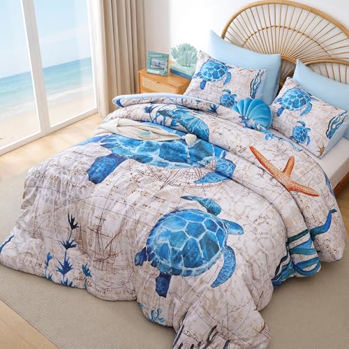 Superior Nautical Beachcomber King Comforter Set