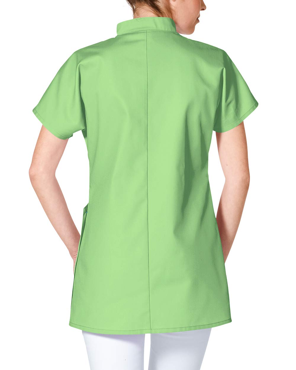 CLINIC DRESS Kasack Damenkasack für Krankenpflege und Altenpflege mit Brusttasche Mischgewebe 95° Wäsche