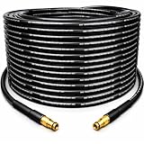 20M Hochdruckschlauch für Kärcher K2 K3 K4 K5 K6 K7, Hochdruckreiniger Schlauch Zubehör mit Click Quick Connect Stecksystem,Hochdruck Verlängerungsschlauch Ersatzteile für Kärcher Hochdruckreiniger