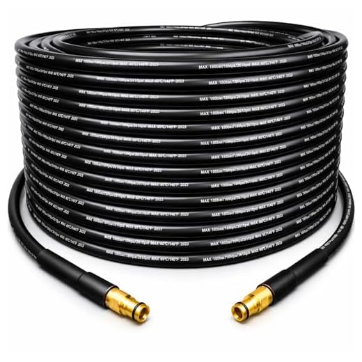 20M Hochdruckschlauch für Kärcher K2 K3 K4 K5 K6 K7, Hochdruckreiniger Schlauch Zubehör mit Click Quick Connect Stecksystem,Hochdruck Verlängerungsschlauch Ersatzteile für Kärcher Hochdruckreiniger
