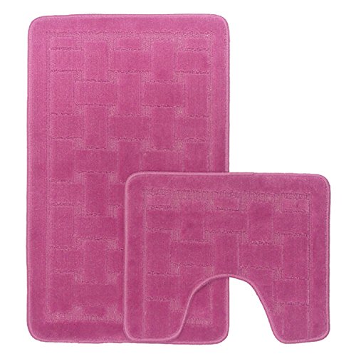 Emma Barclay Orkney Badematte und WC-Vorleger, Altrosa