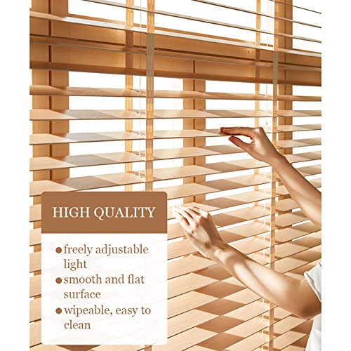 Persianas de madera maciza de 80 cm para solucionar el exceso de luz en dormitorios 4