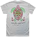 Simply Southern Tees Short Sleeve Preppy Turtle Shells White Small