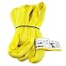 USA Made VR3 X 6' Yellow Slings 4'-30' Lengths in Listing, Double PLY Cover Endless Round Poly Lifting Slings, 8,400 lbs Vert, 6,720 lbs Choker, 16,800 lbs Basket (USA Poly)(VR3 X 6 FT)