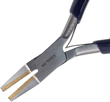 Flat Nose Pliers with Brass Jaws - SFC Tools - 46-228