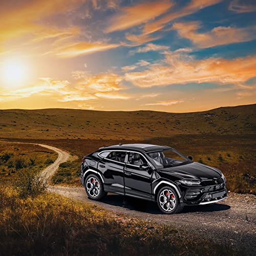 Sasbsc Lambo Urus Toy Cars Boys Big Off-Road Suv Model Car 1:24 Diecast Metal Car Toys With Light And Sound Toy Vehicles For 3-12 Year Old Kids(Black, 1:24) #TOP6