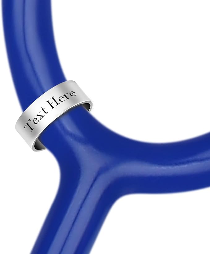 OXYEFEI Stethoscope Name Tag, Personalized Stethoscope ID Charm with