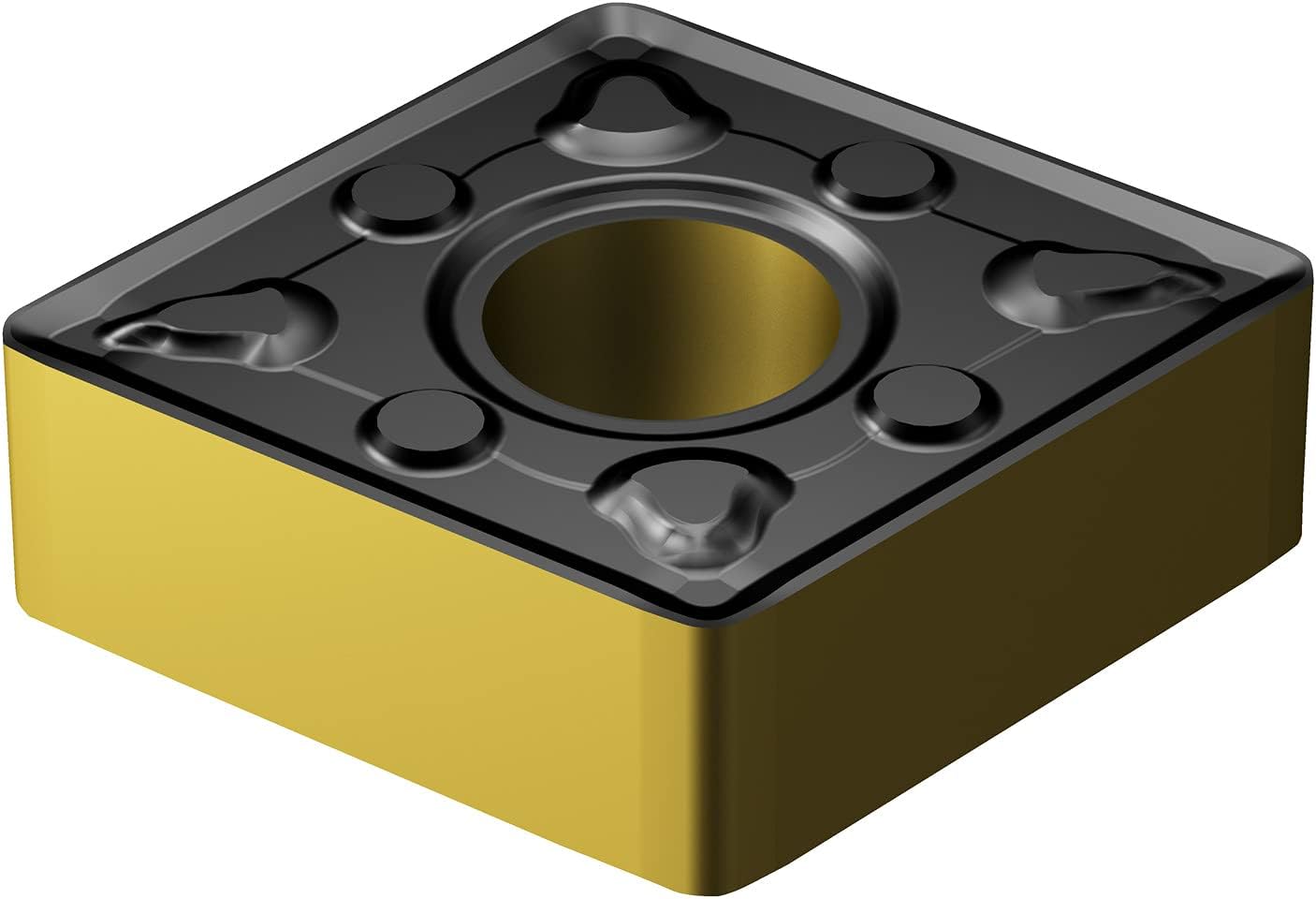 Sandvik Coromant CNMG 432-WM 4425, 1/2" IC, 0.031" Corner Radius, Diamond 80°, 4 Cutting Edges, Grade 4425, APPL: Steel, Cast Iron, T-Max® P Insert for Turning (Pack of 10)