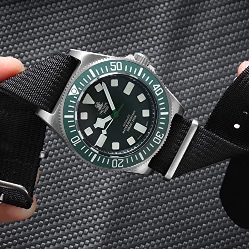 Image of TACTICAL FROG Nylon Watch Band 18mm 19 mm 20mm 22 mm 24 mm, Waterproof Military Watch Straps Replacement for Men Women, With Stainless Steel Buckle