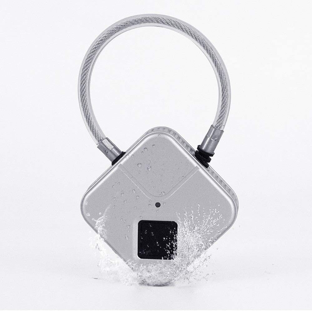 Cadouillage numérique de casier, Cadenas d'empreinte Digitale imperméable, Sécurité Mini-Serrure Intelligente pour la Porte de la Maison, Centre de Natation, Sac à Dos, Bagages de Voyage