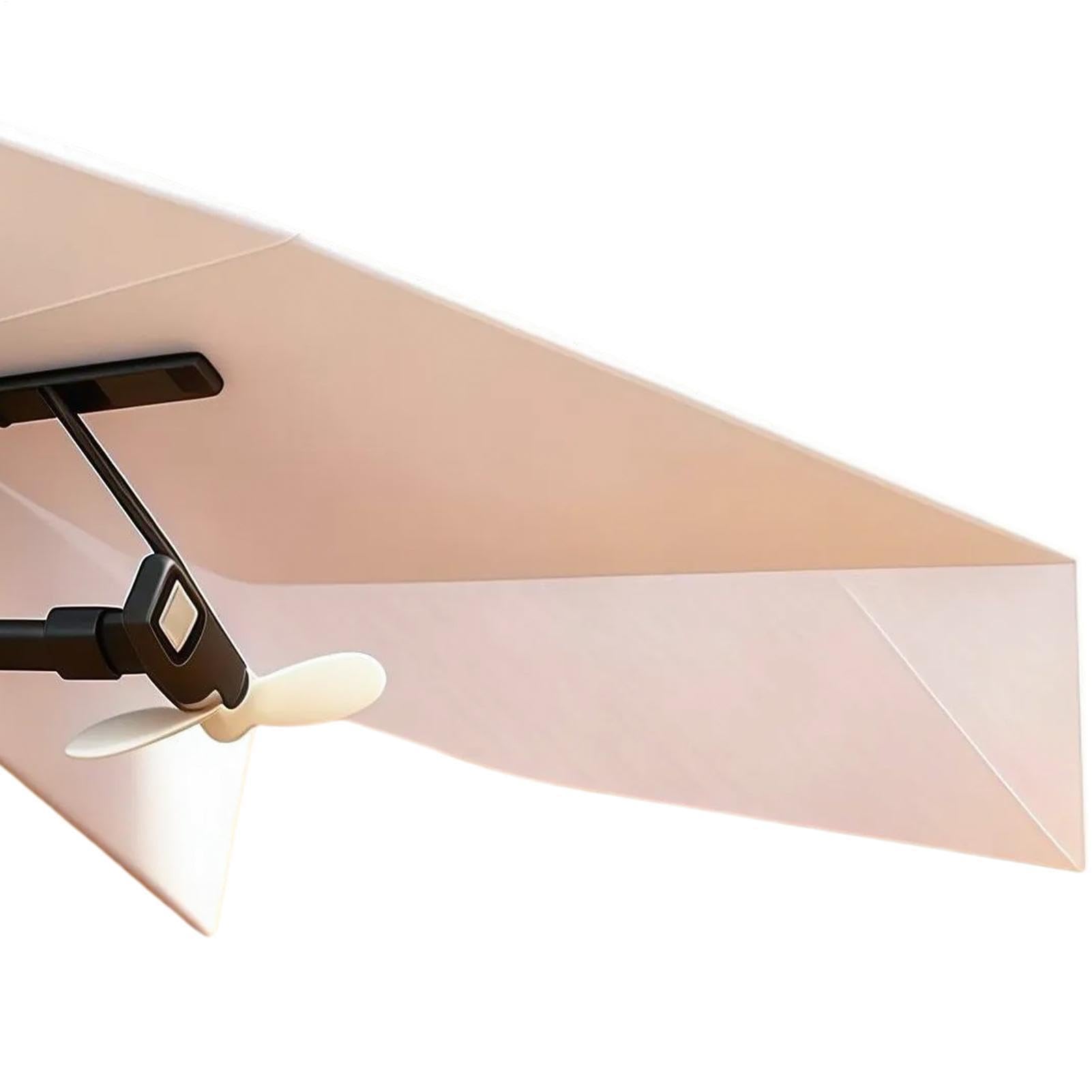 Kit de Avión de Papel RC Juguete Eléctrico de Control Remoto Ligero