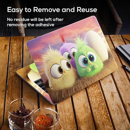 Image of Galaxsia Birds Full Body Vinyl Laptop Skin /Sticker /Cover Upto 15.6 Inches Laptops Laminated-Removable-HD Quality Compatible for Hp-Dell-Sony-Lenovo-Asus etc.(15x10 Inches)