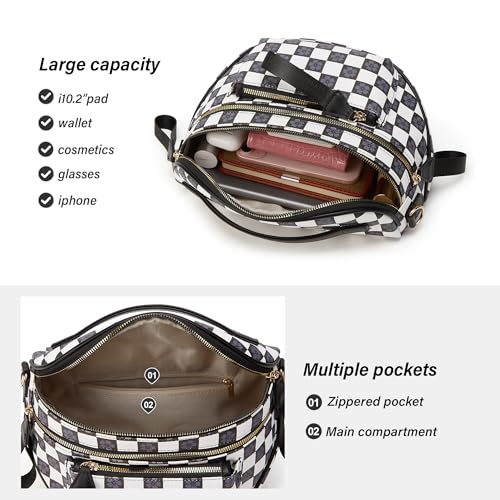 Image of Crossbody Purse for Women Small Crossbody Bags Trendy Vegan Leather with Adjustable Shoulder Straps Gift for Mother Wife Mom