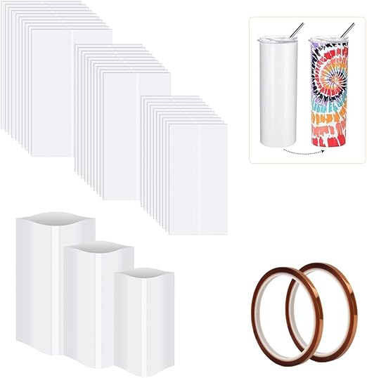 BUENTYA 30 Pz Pellicole Termoretraibili Sublimazione 3 Formati - Foto 3