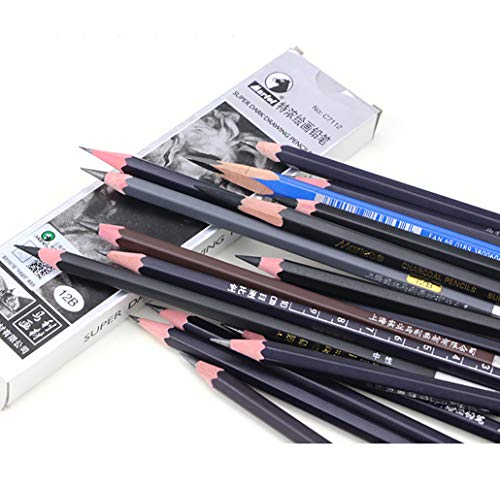 ソンジャ 鉛筆セット Amazon.co.jp: 14 ピース/セットプロフェッショナルスケッチ描画