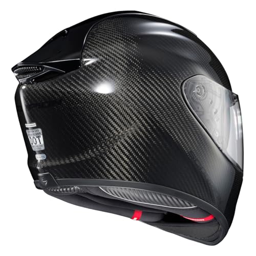 ScorpionEXO ST1400 EVO Carbon Fiber Full Face Sport Touring Street Motorcycle Helmet - Bluetooth Ready Speaker Pockets DOT ECE Solid (Gloss Black - Small) by ScorpionEXO - Used condition - Image 4