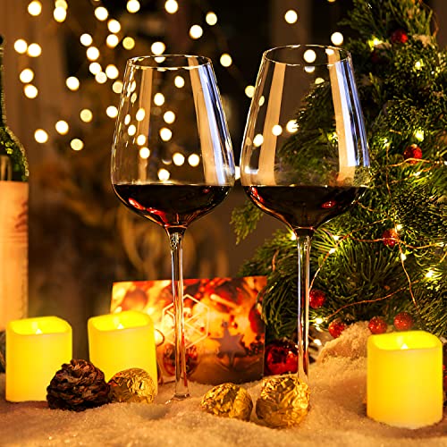 Homemory 12Pcs Auto Timer Flameless Votive Candles, Flickering Battery Operated Led Tealight Candles, Realistic Electric Fake Tealight Candles For Wedding, Table, Outdoor(Battery Included) #TOP3