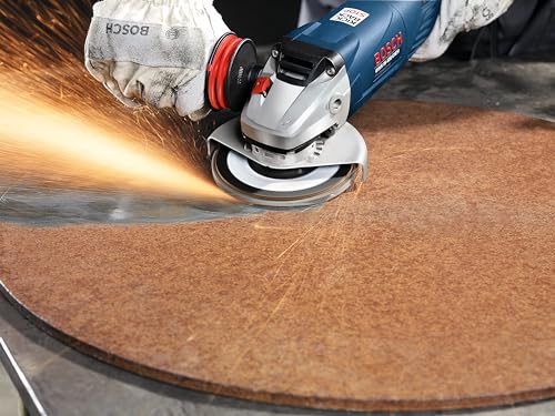 Bosch 3 tlg. Fächerschleifscheiben Set X551 Export for Metal (für Stahl, Gusseisen, Stahlblech, Gerade, Ø 115 mm, Körnung 40/60/80, Professional Zubehör Winkelschleifer)