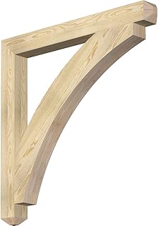 4"W x 40"D x 40"H Thorton Craftsman Rough Sawn Bracket, Douglas Fir