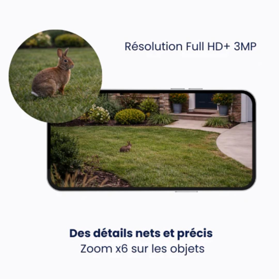 Alarma para casa conectada sin suscripción – Daewoo Security Smart Protect Safety Essential con cámaras HD, Sirena Solar, Detector de Humo y 4 contactores de Puerta – Compatible con Alexa & Google