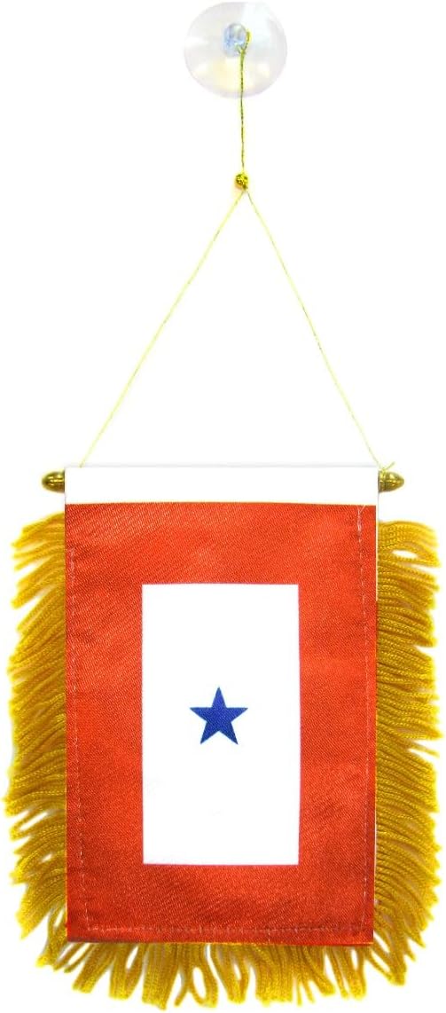 Blue Star Service (1 Star) Mini Banner - 1 dozen pack