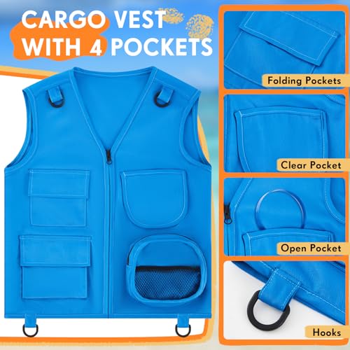 Image of Ramede Kids Safari Explorer Vest and Hat Explorer Costume
