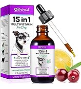 15 in 1 Dog Multivitamin Drops for Dogs - Dog Vitamins & Supplements Natural Dog Multivitamins an...