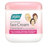 Jergens All Purpose Face Cream, Deep Cleansing Facial Cream, Makes Skin Smooth and Vibrant, 15 Ounce (Pack of 2)