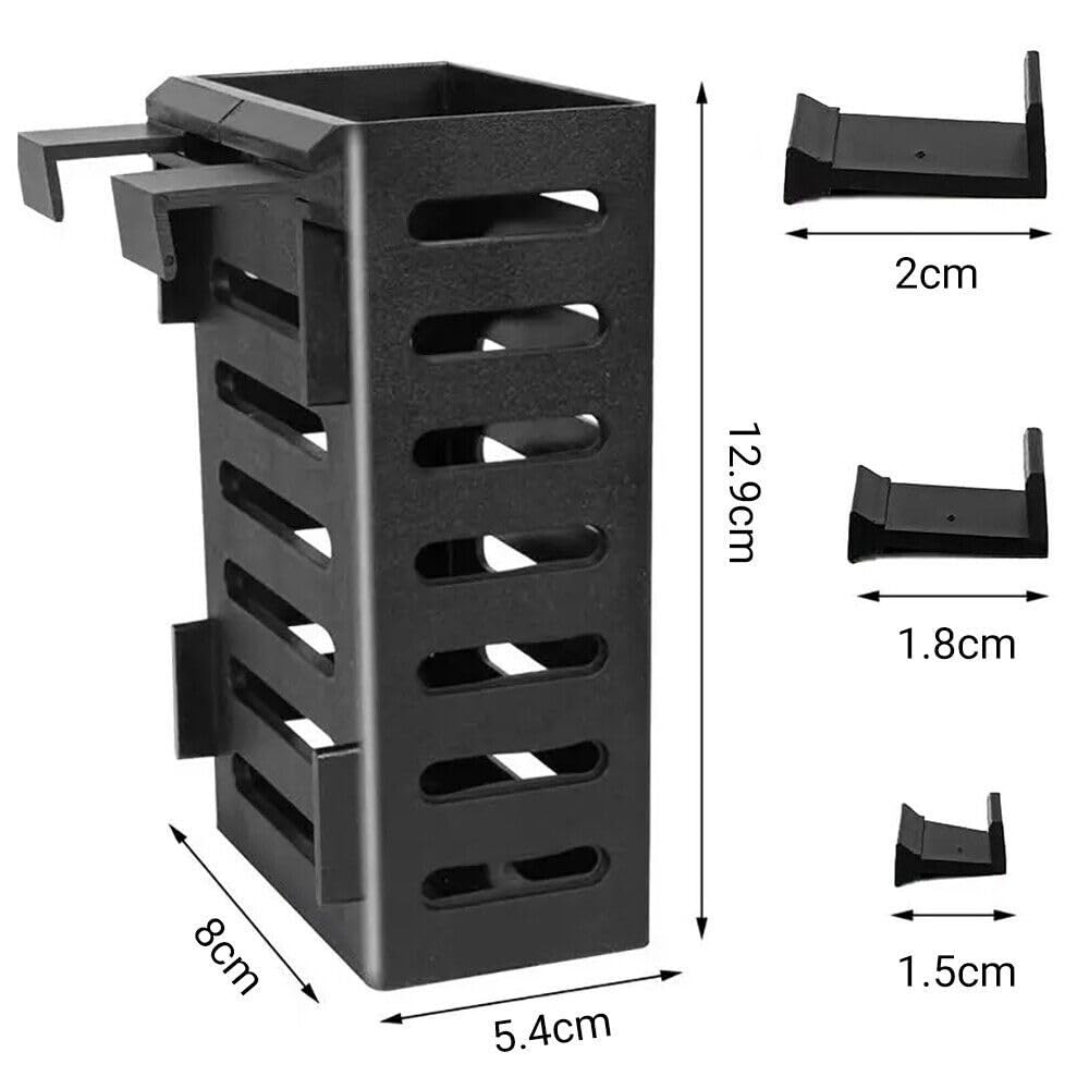 2 Pack Aquarium Fish Tank Plant Holder with Hooks and Suction Cups Durable ABS Rack for Emersed Plants and Water Feature Decoration - Image 2