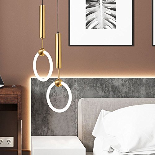Lampe postmoderne LED anneau pour sublimer votre chambre