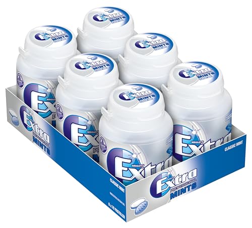 Extra Professional Mint Zuckerfreie Lutschpastillen, Multipack mit 6 x 70 Lutschbonbons, Süßigkeiten mit Minzgeschmack, Xylitol Mints, Lutschbonbons für frischen Atem