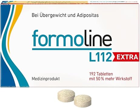 formoline L112 EXTRA Extra starker Kalorienmagnet zum Abnehmen Einzigartiger Wirk-Ballaststoff L112 Deutsches Qualitätsprodukt Natürlicher Ursprung (192 Stück (1er Pack))