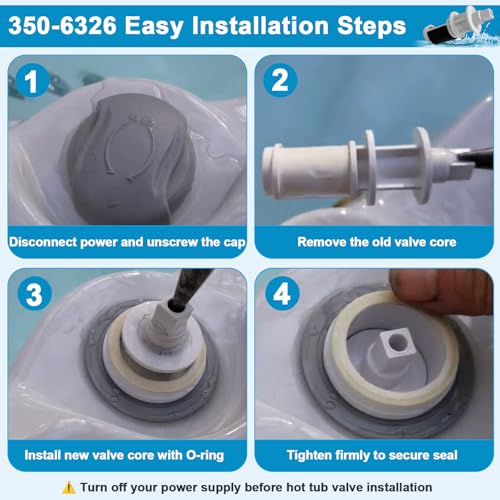 BigEmpty Hot Tub 1 Inch ON/Off Neck and Waterfall Valve Insert Diverter Gate with O-Rings, Compatible with Marquis Spas 350-6326 350-6417 Hot Tub Replacement Parts by BigEmpty - Used condition - Image 5