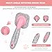WOOFUU Pet Grooming Brush with Ceramic Clay Craft & Diamond-Embedded Design - Washable, 360° Rotating Head for Dogs/Cats.Small 16x6.2cm