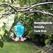 ShinyArt Hummingbird Feeder for Outdoors, 38 Ounces, Blue Phoenix, Including Ant Moat, S Hook, Hemp Rope, Brush, Cleaning Rag and Service Card