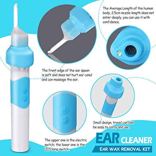 image for CHARMINER Earwax Removal Tool, Ear Wax Remover, Soft Silicone Ear Clea