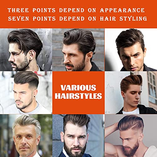 Men Hair Styling Gel With Comb,2-In-1 Men Hair Styling Gel With Comb, Long Lasting Fluffy Men Fast Build Hair Salon Styling Gel, Hair Wax Gel Styling Moisturizing Long-Lasting (Style 1) 1.0 Fl Oz #TOP2