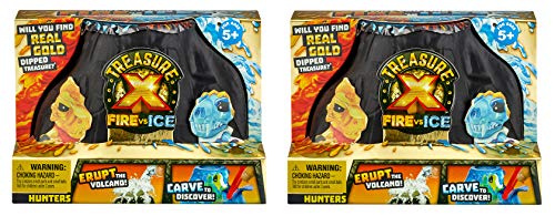 Treasure X 41589 Fire vs Ice Hunter Pack - 2 Packs - New Version