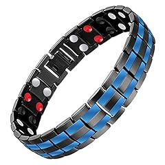 Black & Double Blue Line