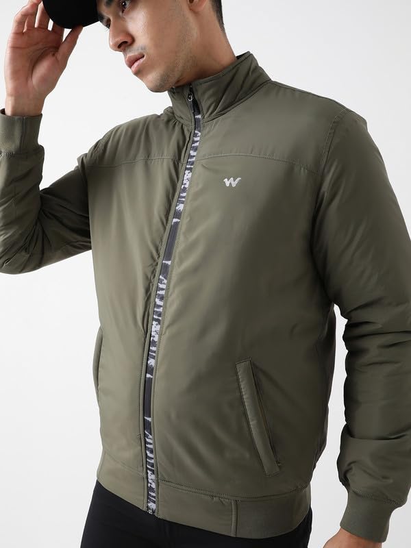 Image of Wildcraft Men's Standard Length Polyester Quilted Jacket